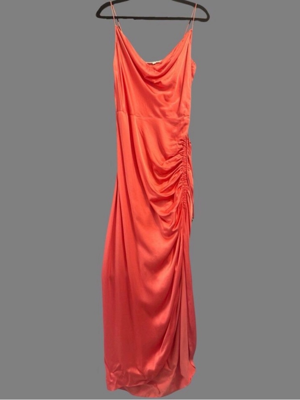 Veronica Beard Natasha Dress in Bright Coral - Picture 3 of 12